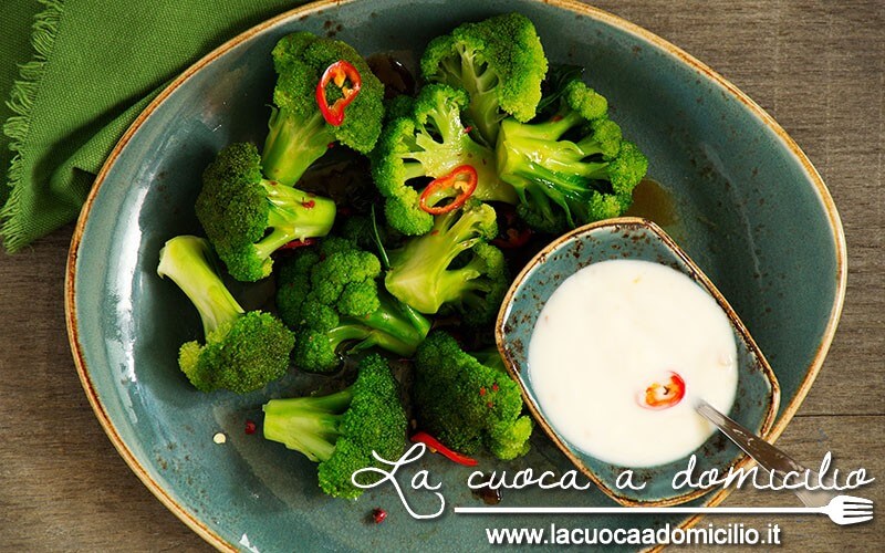 Broccoletti in salsa bianca