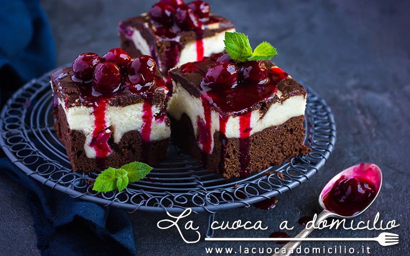 Cheesecake cioccolato e ciliegie (Ricetta Vegan senza glutine!)
