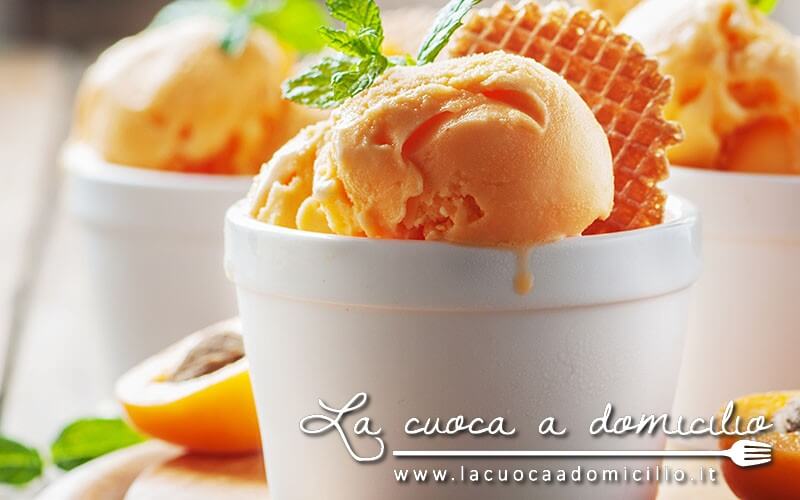 Gelato di albicocche