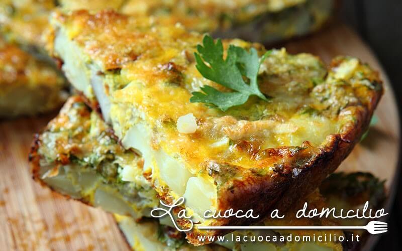 Frittata con germogli