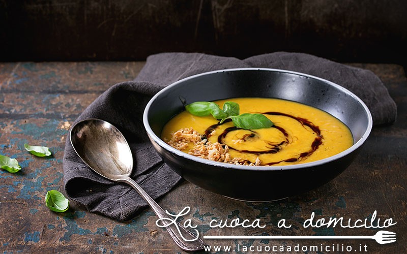 Vellutata di zucca e yogurt