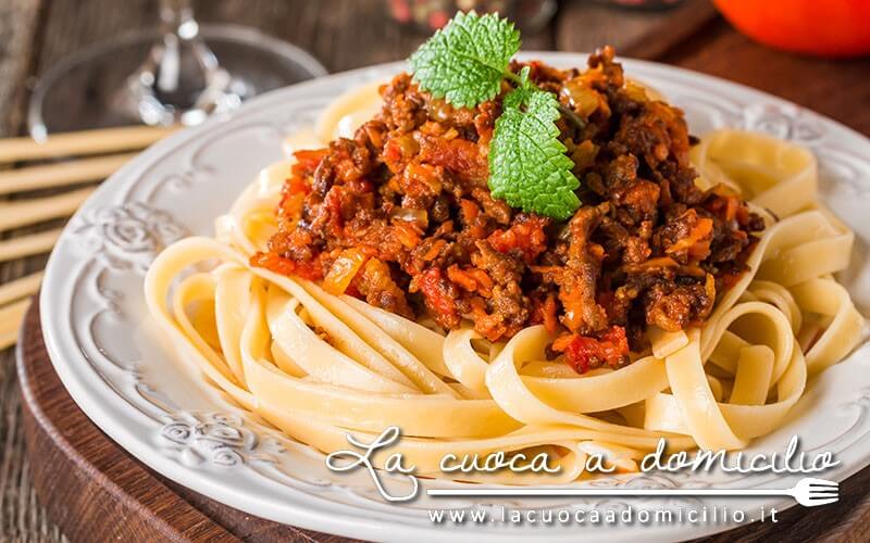 Tagliatelle con ragù alla Toscana