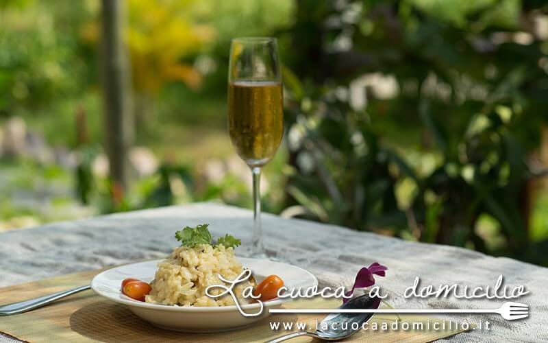 Risotto allo champagne