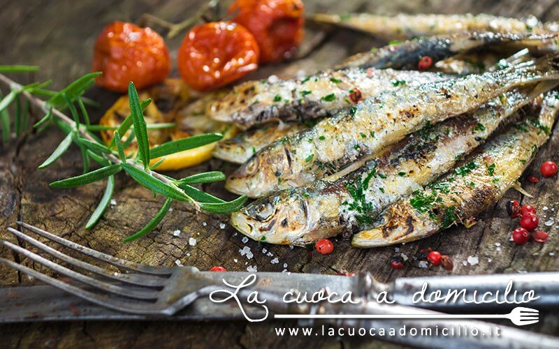 Sardine con verdure