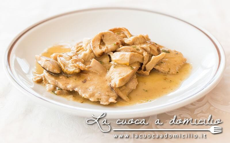 Scaloppine ai funghi