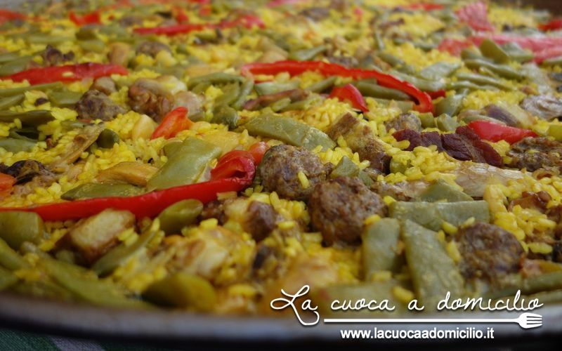 Paella di carne