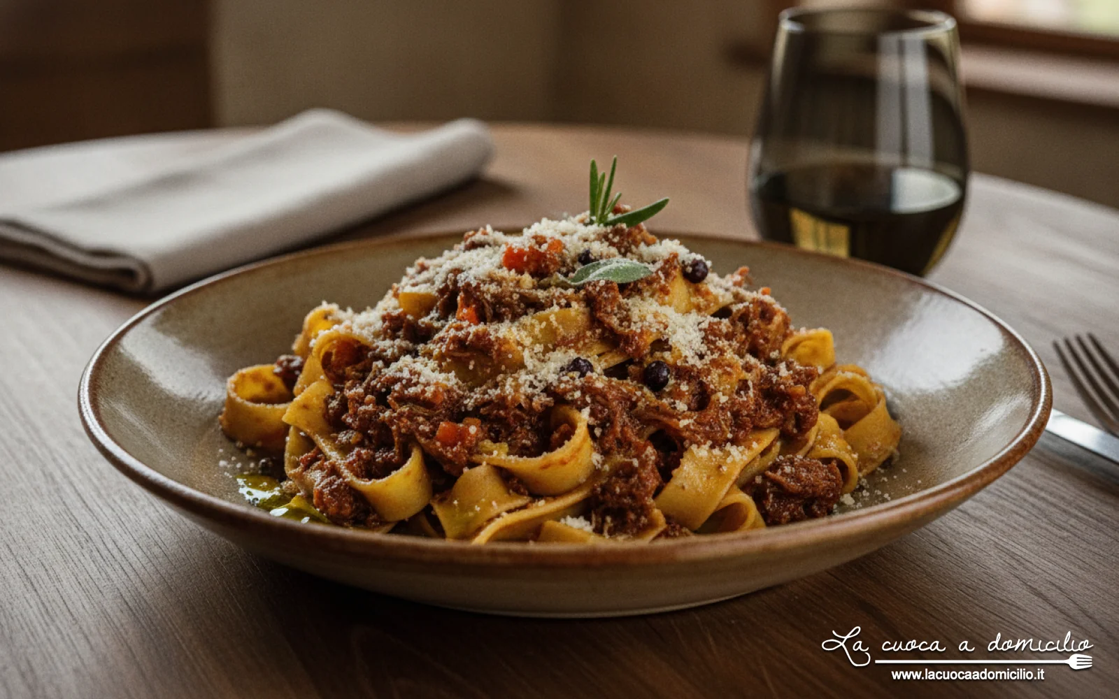Pappardelle al sugo di cinghiale (Umbria)