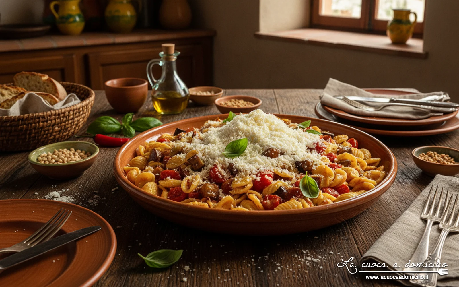 I Sapori di Settembre in Puglia: Orecchiette con Melanzane, Pomodorini e Cacioricotta Fresca
