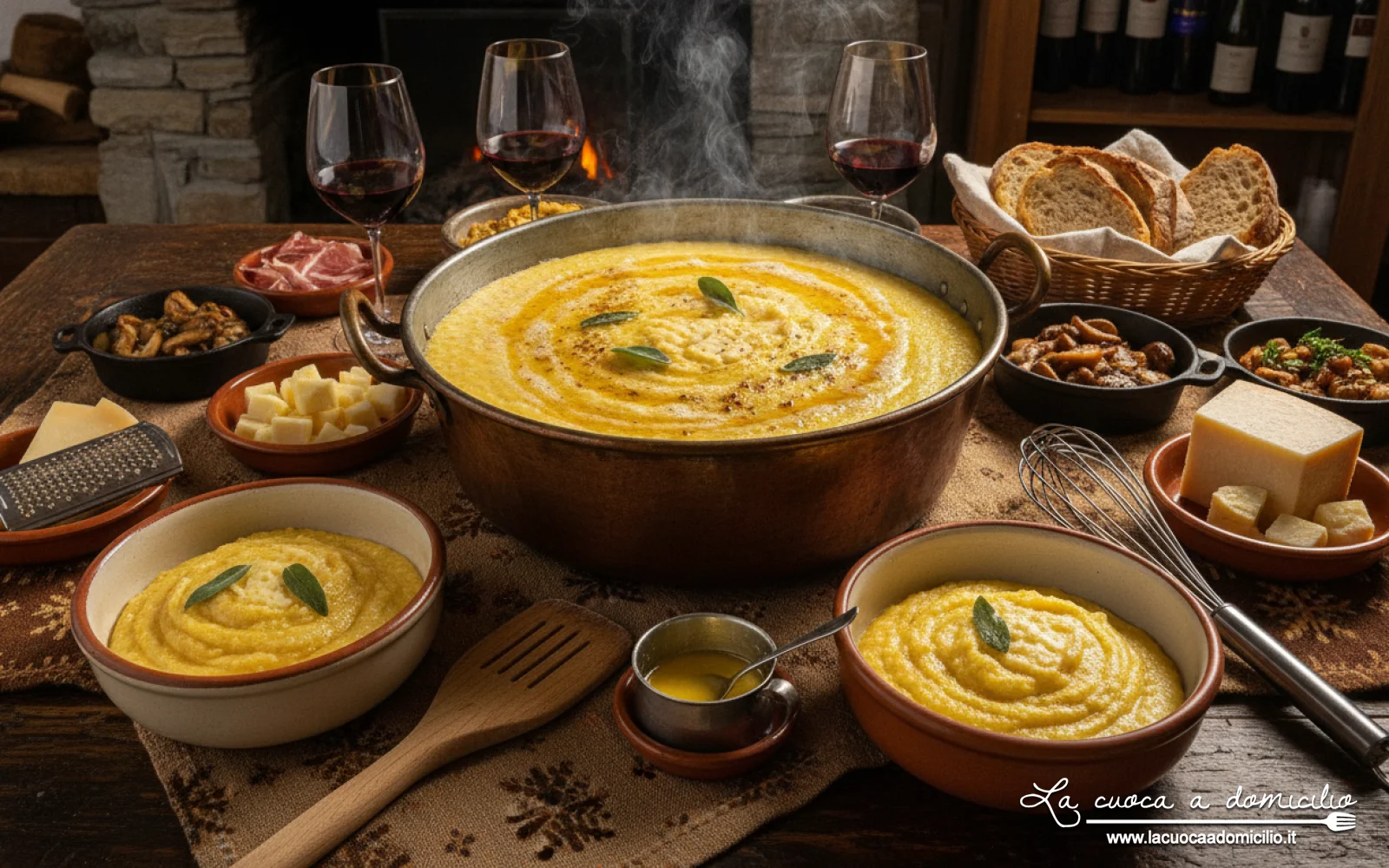 Polenta concia piemontese: il comfort food montano ricco di toma e burro