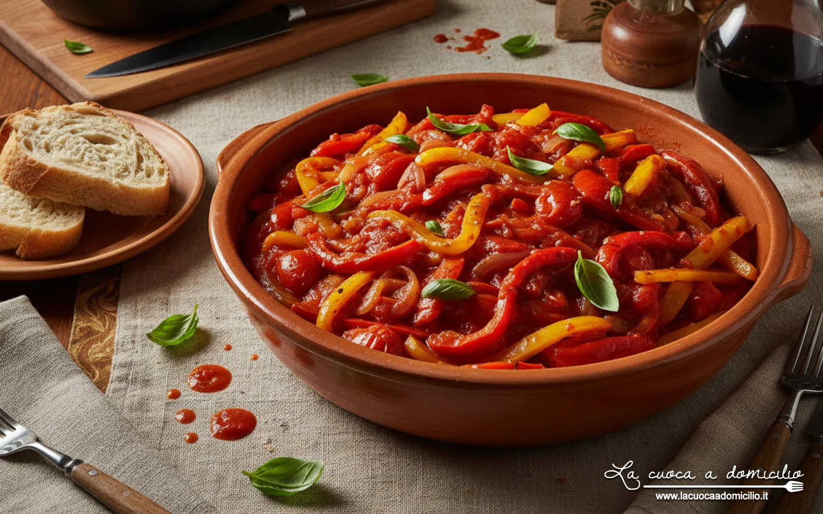 Peperonata alla romana: il contorno tradizionale ricco di...