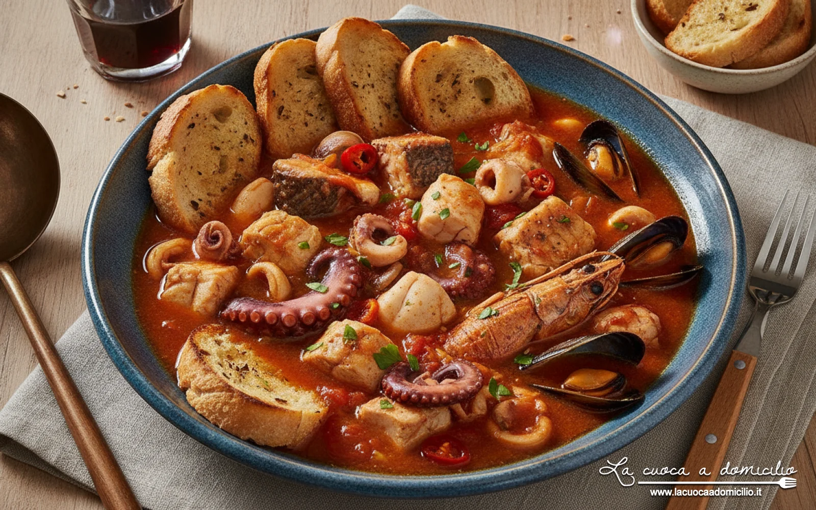 Cacciucco alla livornese (Toscana)