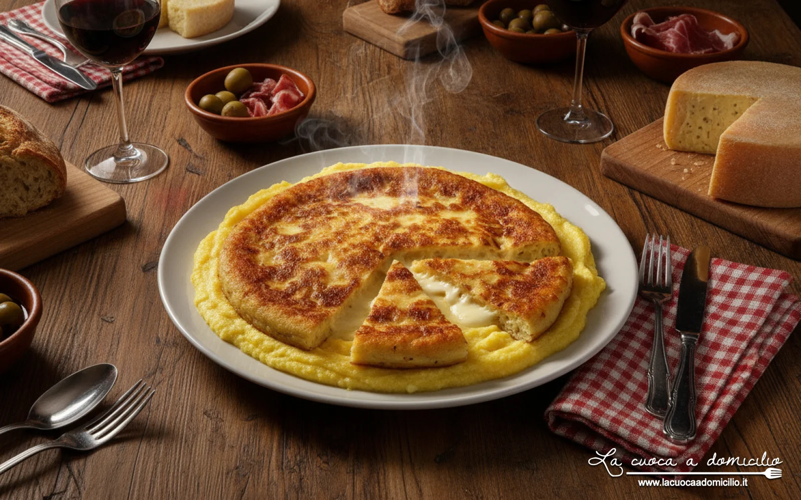 Frico con polenta: il piatto unico simbolo del Friuli