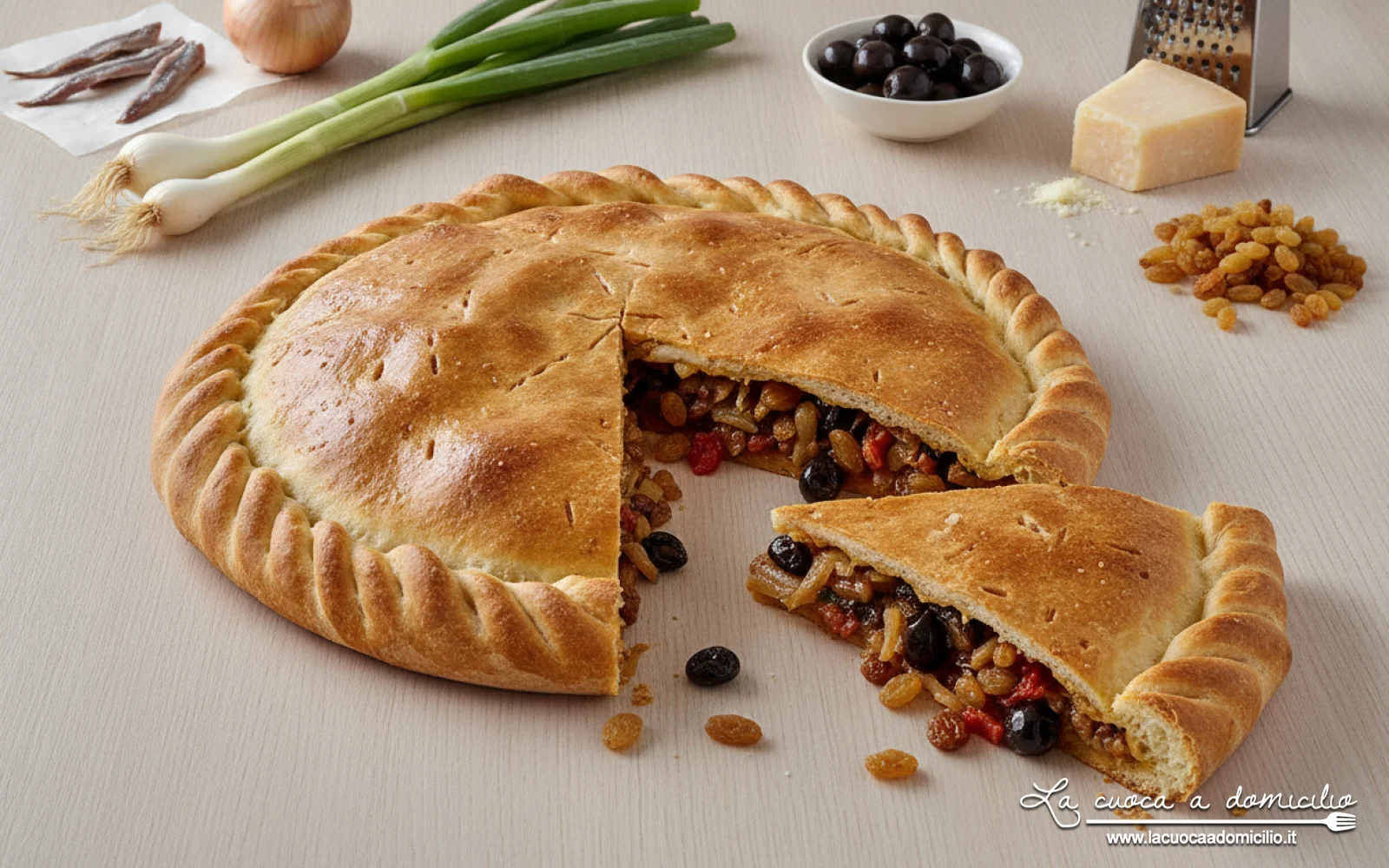 Calzone pugliese di cipolle (Puglia)