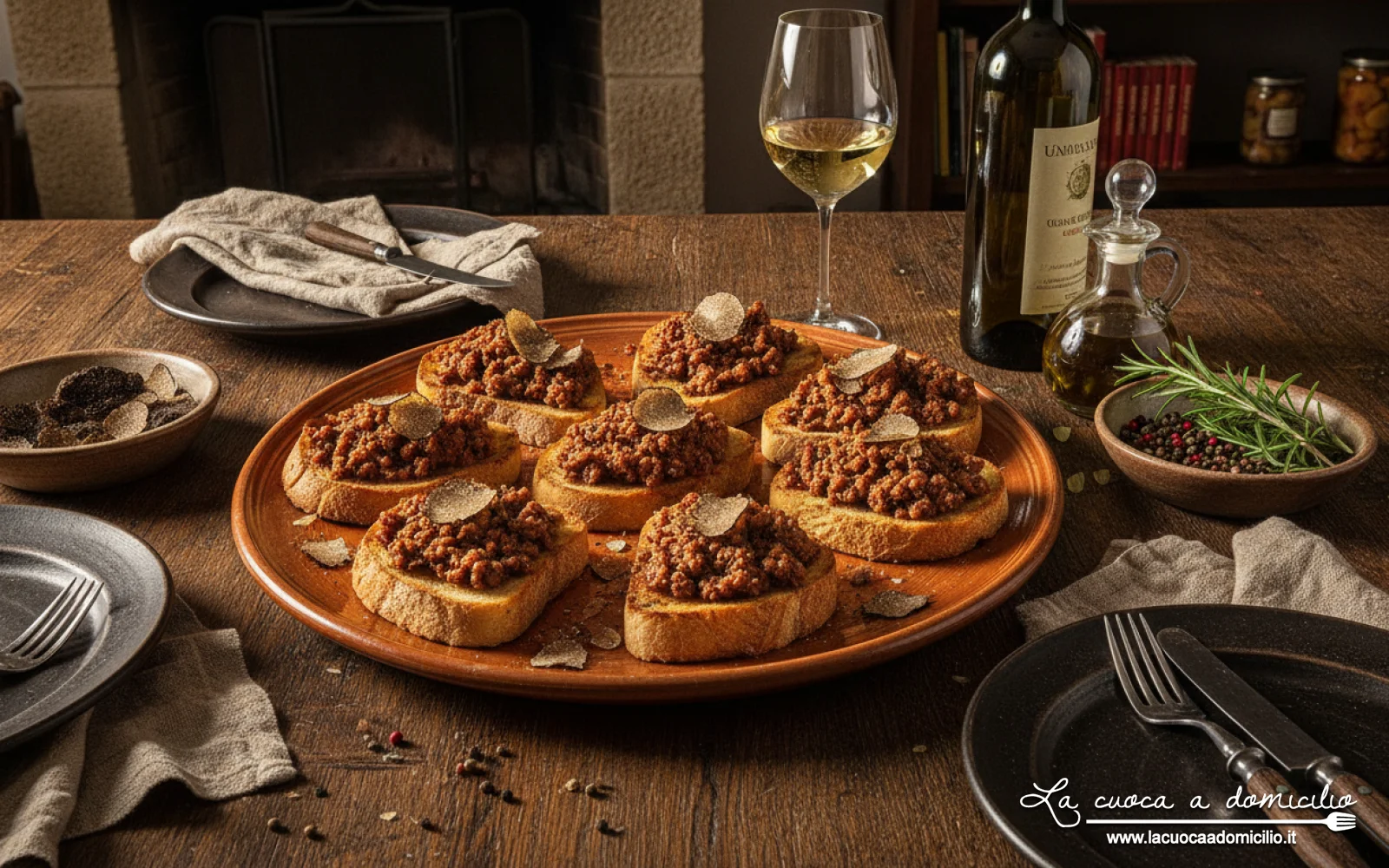Crostini alla norcina: l'antipasto rustico e saporito dell'autunno umbro