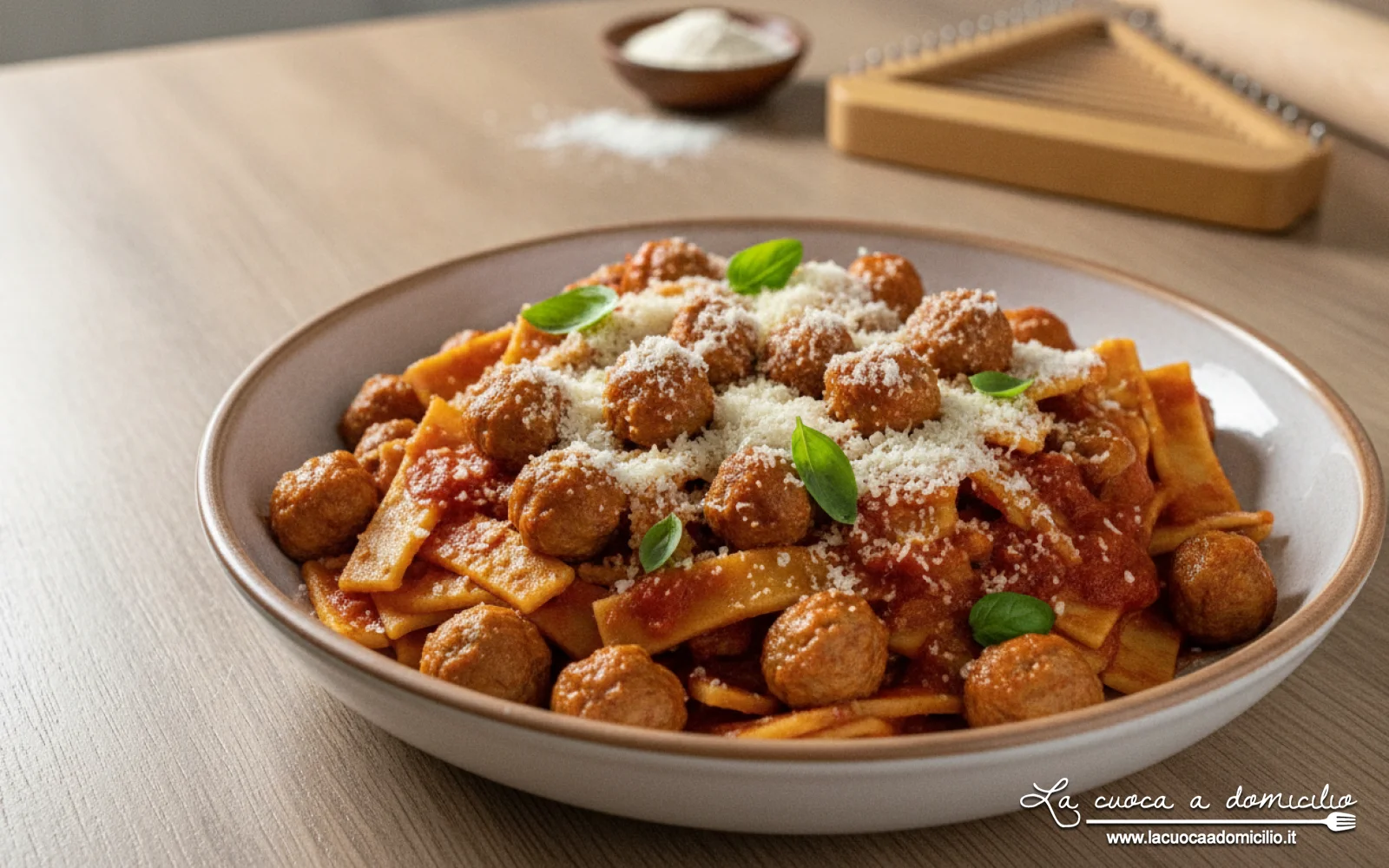 Maccheroni alla chitarra con pallottine (Abruzzo)