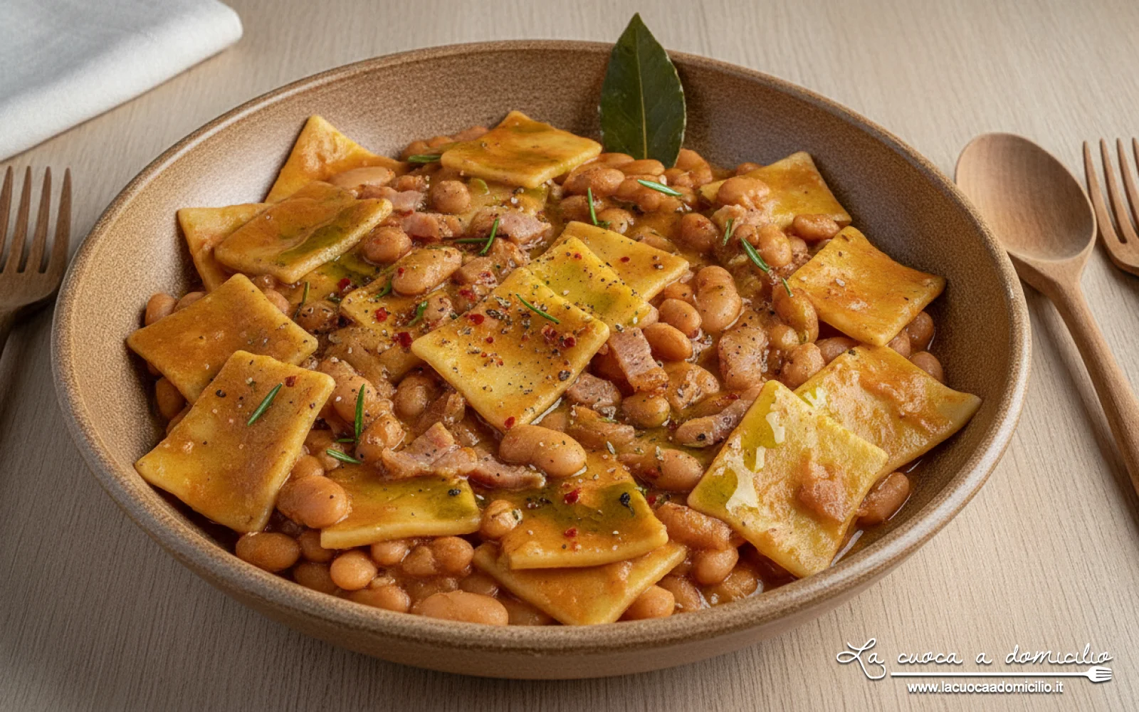 Taccozze e fagioli (Molise)